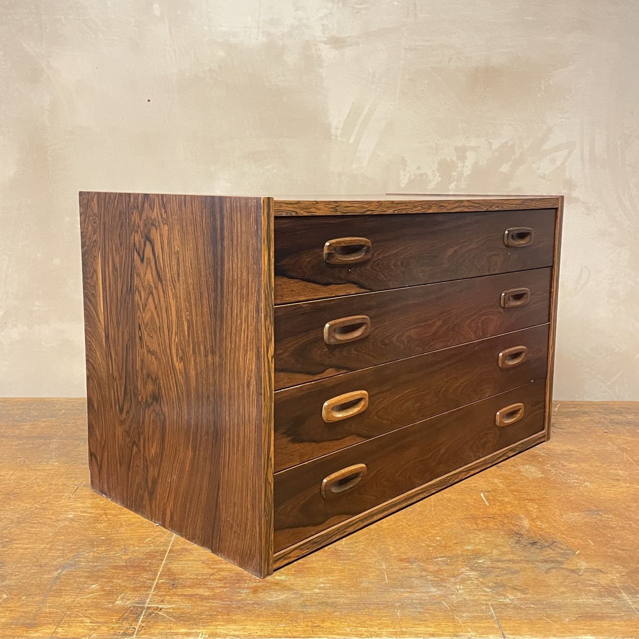 Danish 4 Drawer Rosewood Chest Of Drawers photo buy