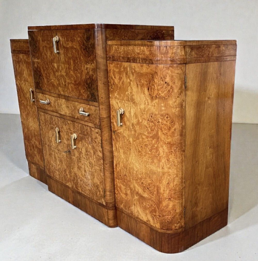 Art Deco Cocktail Cabinet / Sideboard By Harry And Lou Epstein photo Furniture