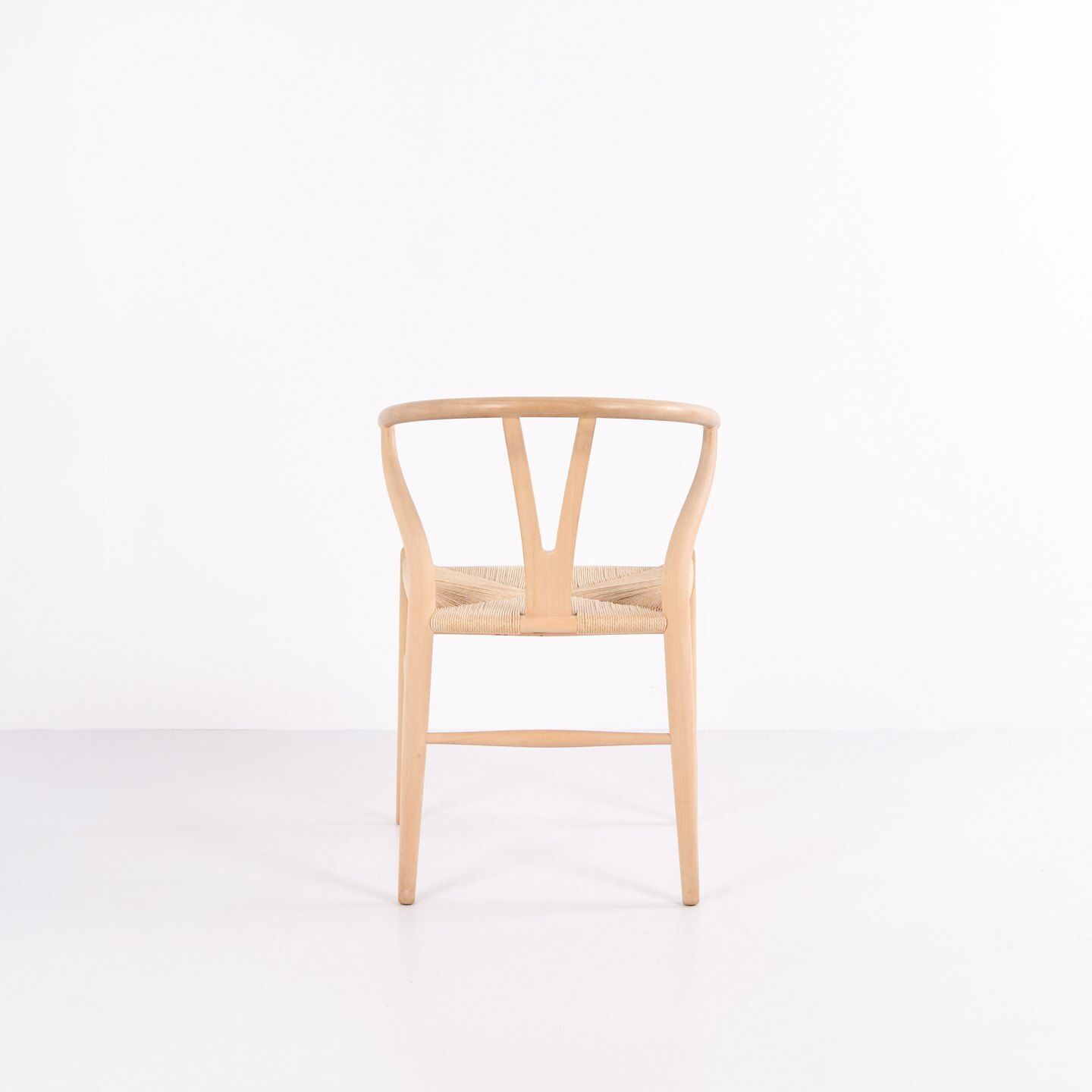 Set Of Six Y Chairs   Model Ch24   Beech & Natural Wicker   Hans J. Wegner   Carl Hansen & Son   1970s photo Furniture