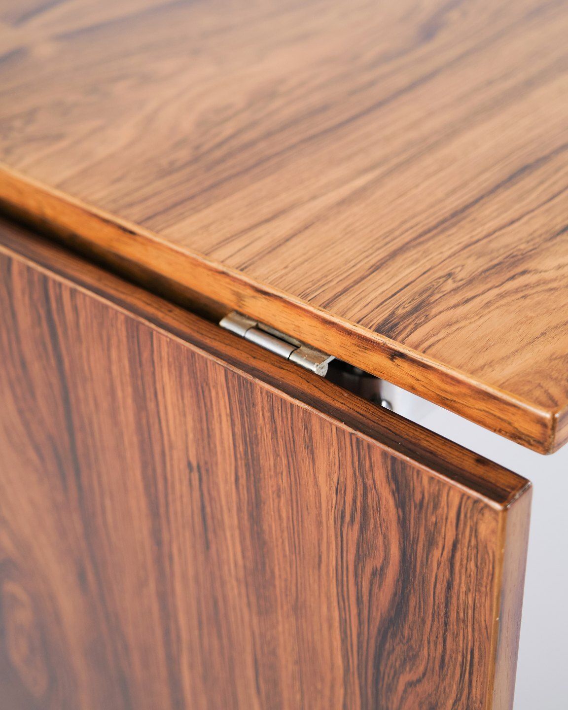 Dining Table With Flaps   Model At 319   Rio Rosewood & Steel Legs   Hans J. Wegner   Andreas Tuck   1960s photo buy