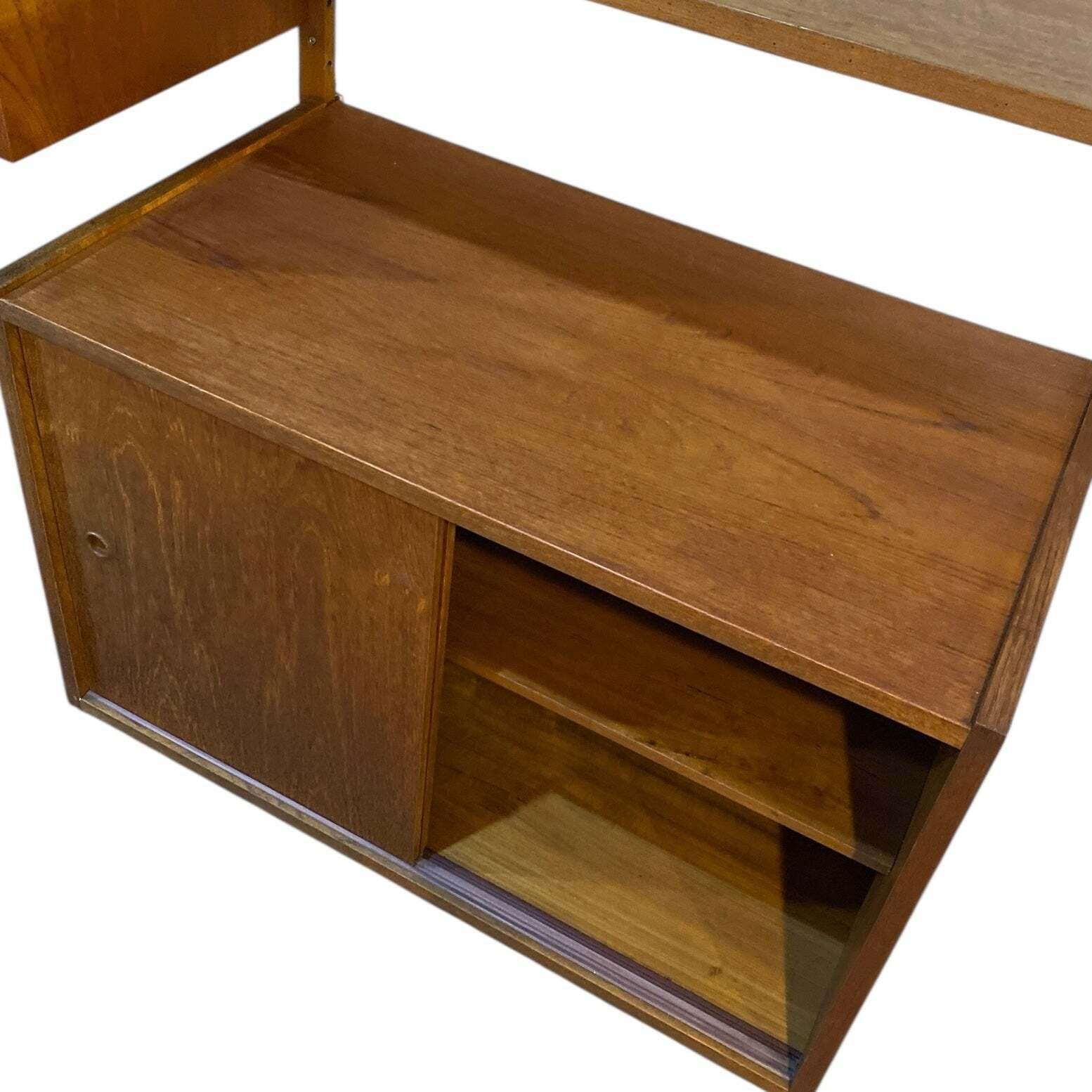 Danish Wall Unit Poul Cadovius Desk Cupboard Drawers Shelves photo buy