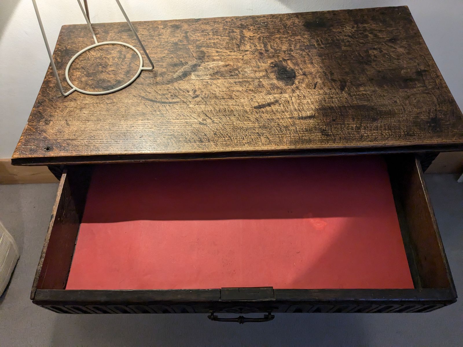 Georgian Oak Side Table, 18th Century And Earlier photo for sale