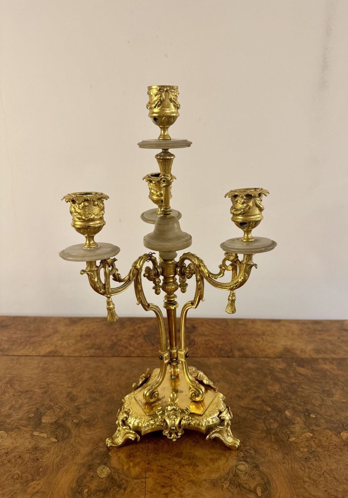 Magnificent Quality Pair Of Antique 19th Century Candelabras photo Home Decor