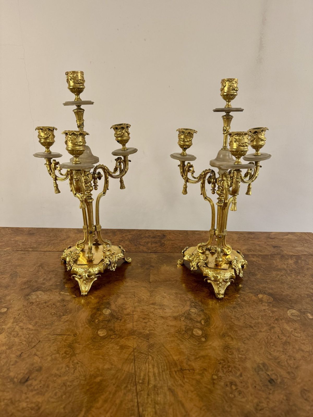 Magnificent Quality Pair Of Antique 19th Century Candelabras photo 795.0