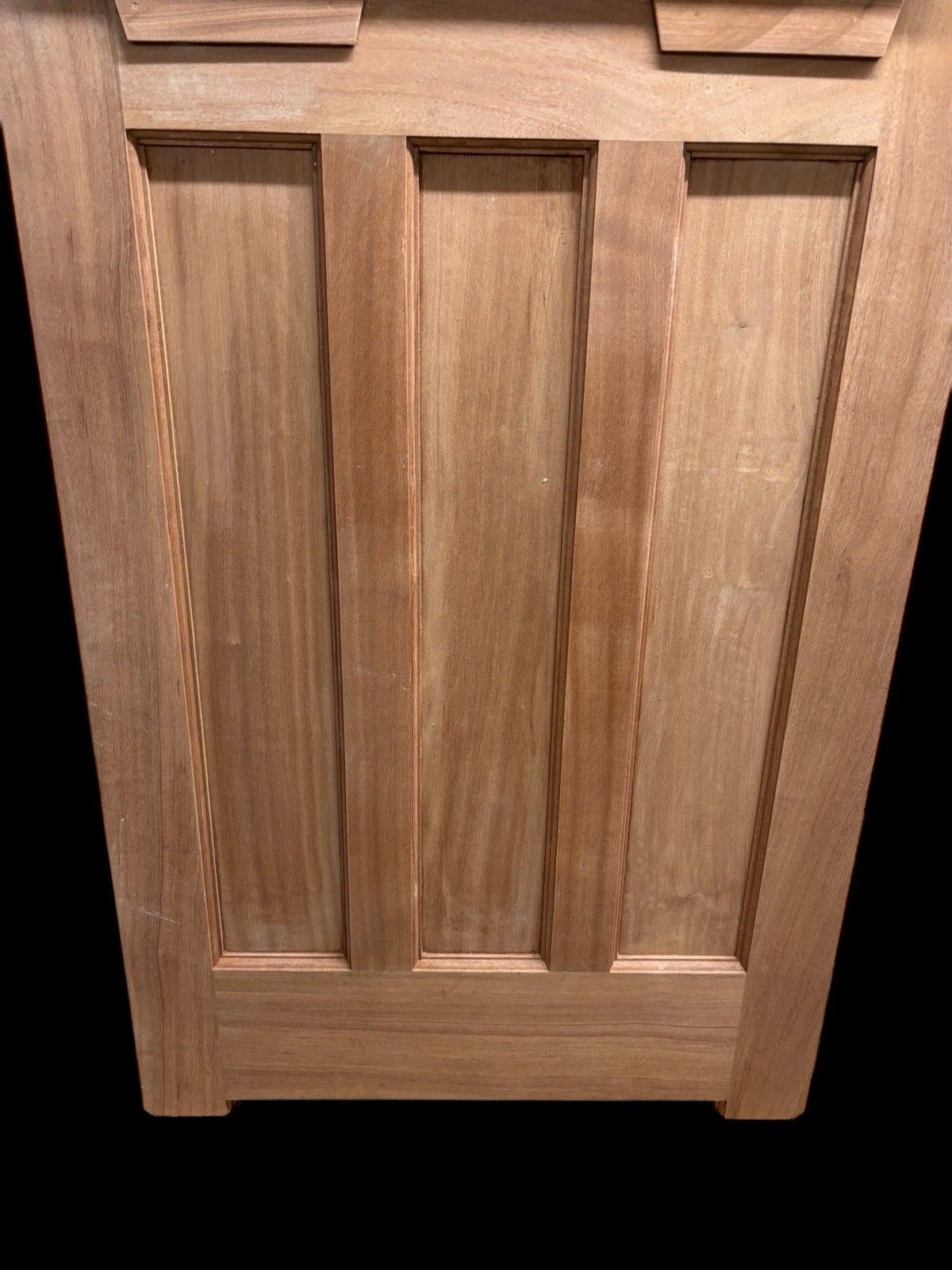 Art Deco Stained Glass Front Door Period Old Reclaimed Antique Wood Lead 20s 30s photo vinterior