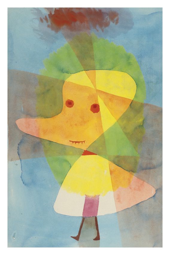 Paul Klee 'Small Garden Ghost' Archival Pigment Print Unfamed