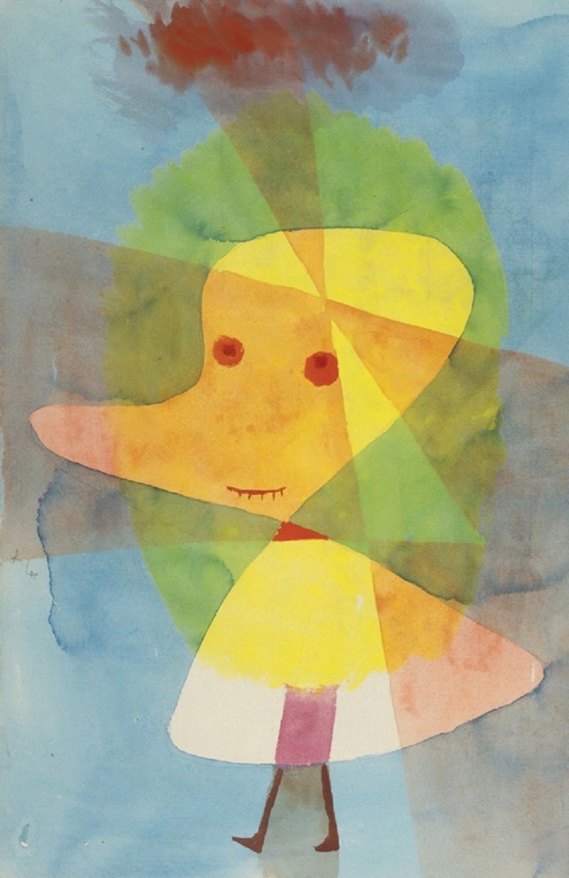 Paul Klee 'Small Garden Ghost' Archival Pigment Print Unfamed photo furniture