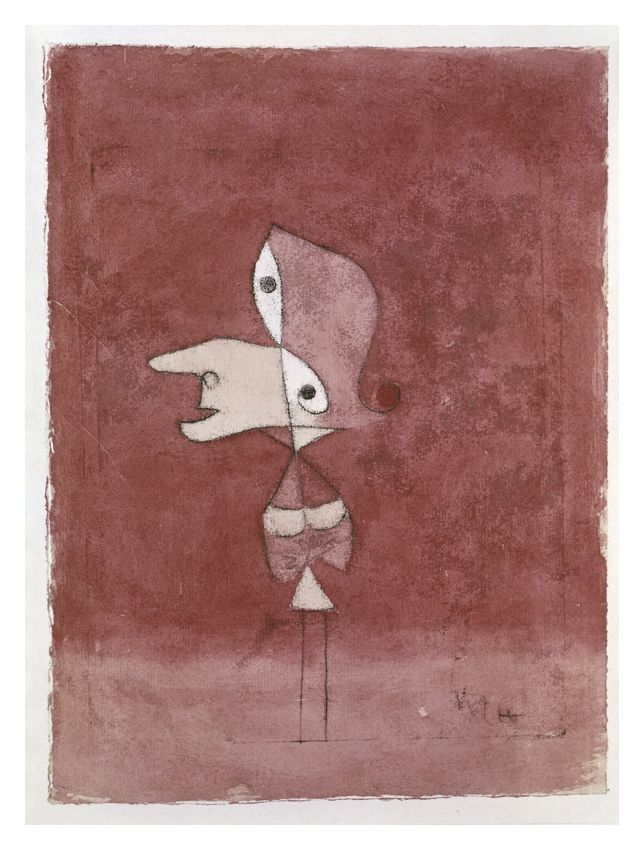 Paul Klee 'Portrait Of Brigitte' Archival Pigment Print Unframed
