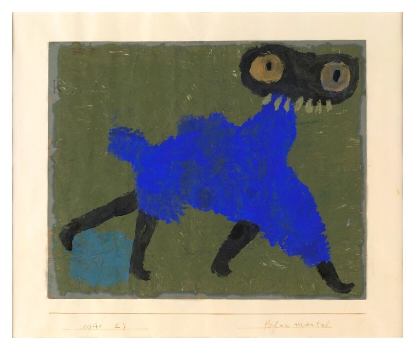 Paul Klee 'Blue Coat' Archival Pigment Print Unframed