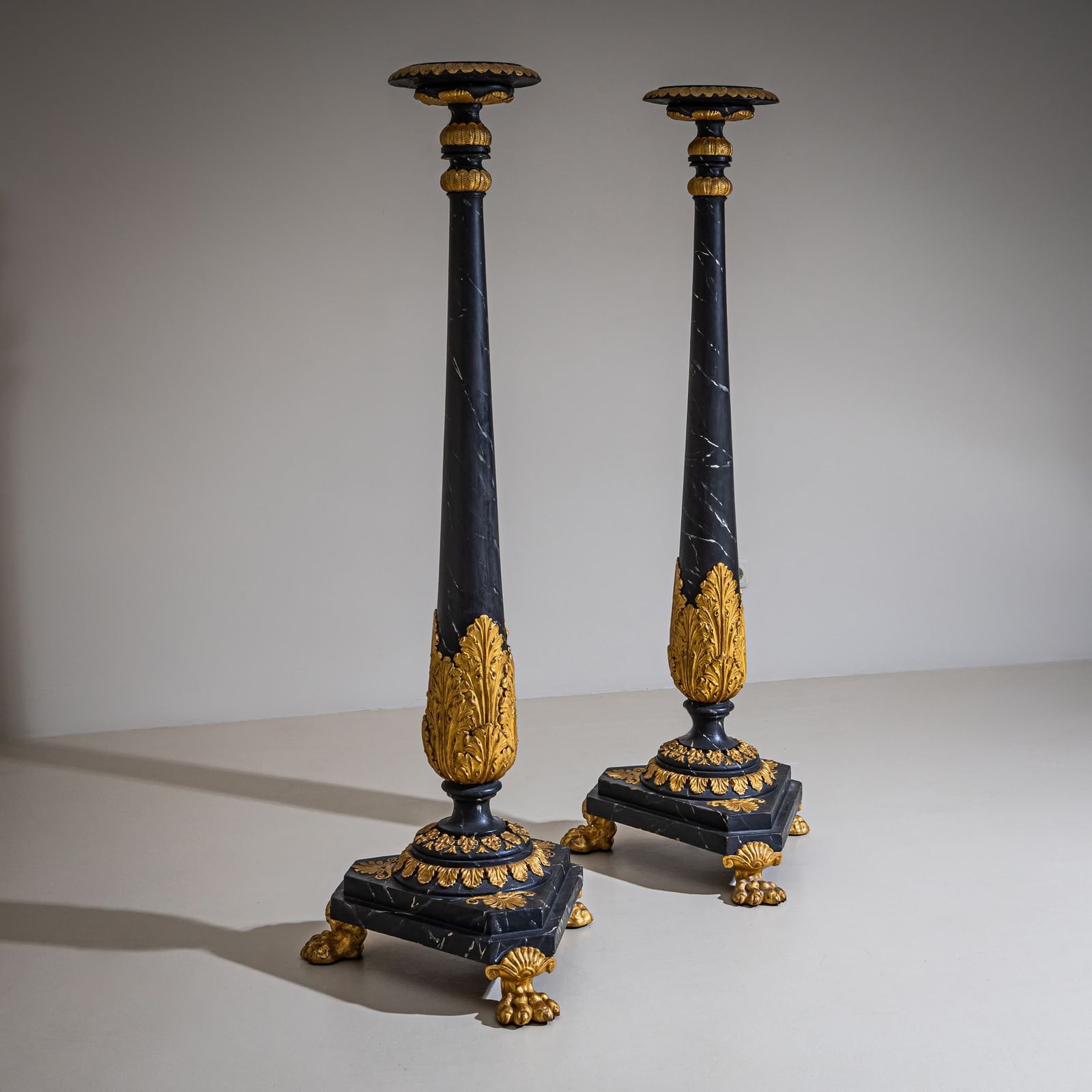 Pair Of Empire Torchères, Early 19th Century photo for sale