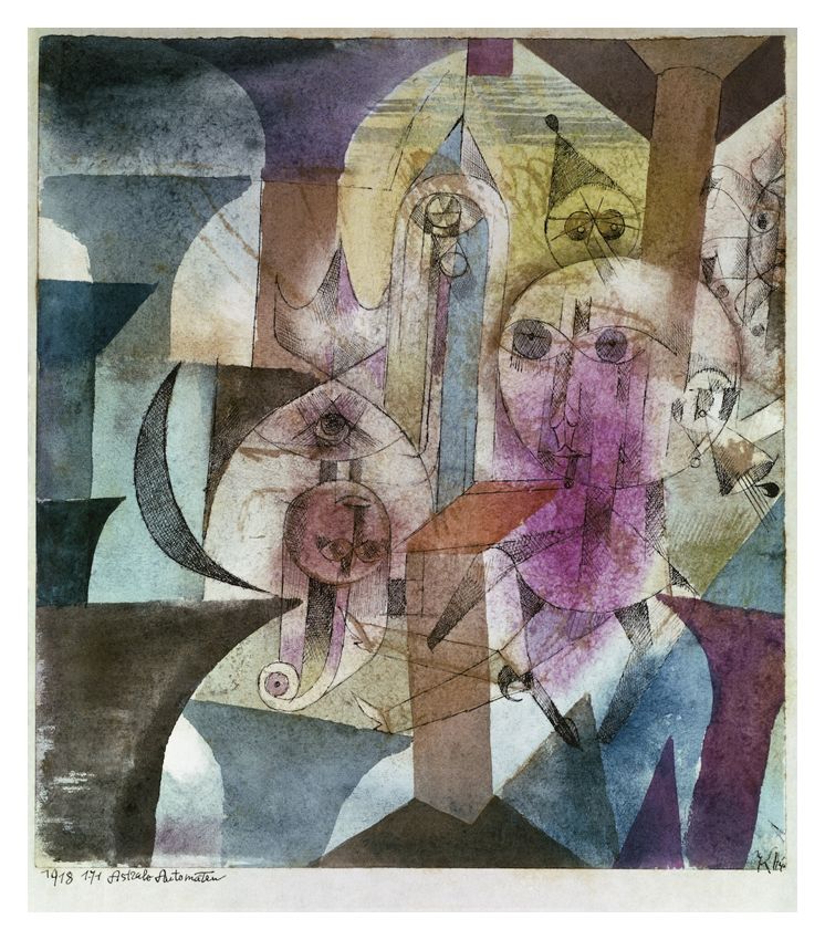 Paul Klee 'Astral Automations' Archival Pigment Print Unframed