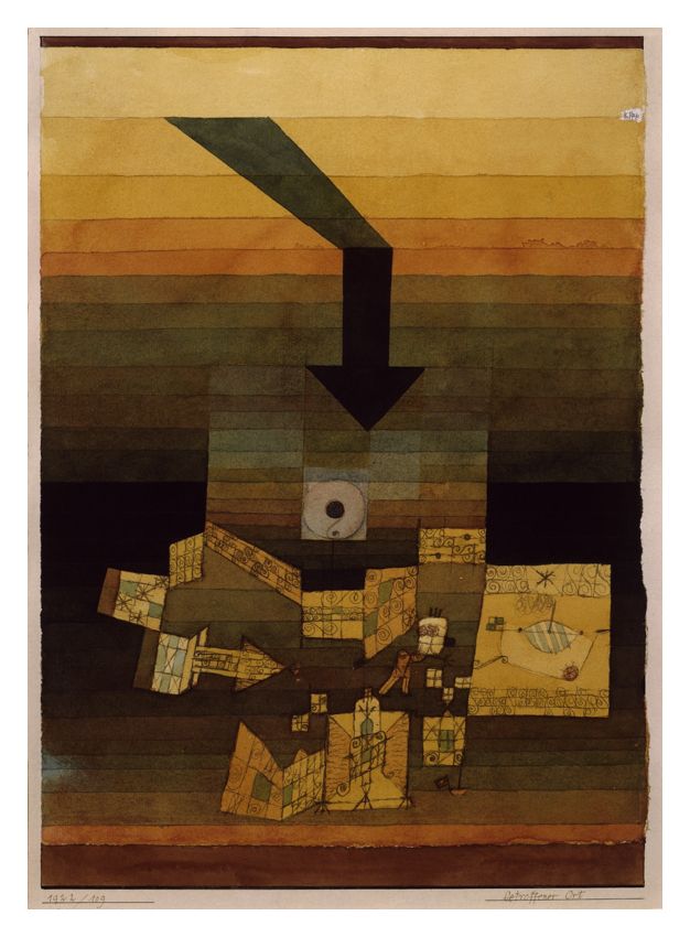 Paul Klee 'Affected Place' Archival Pigment Print Unframed