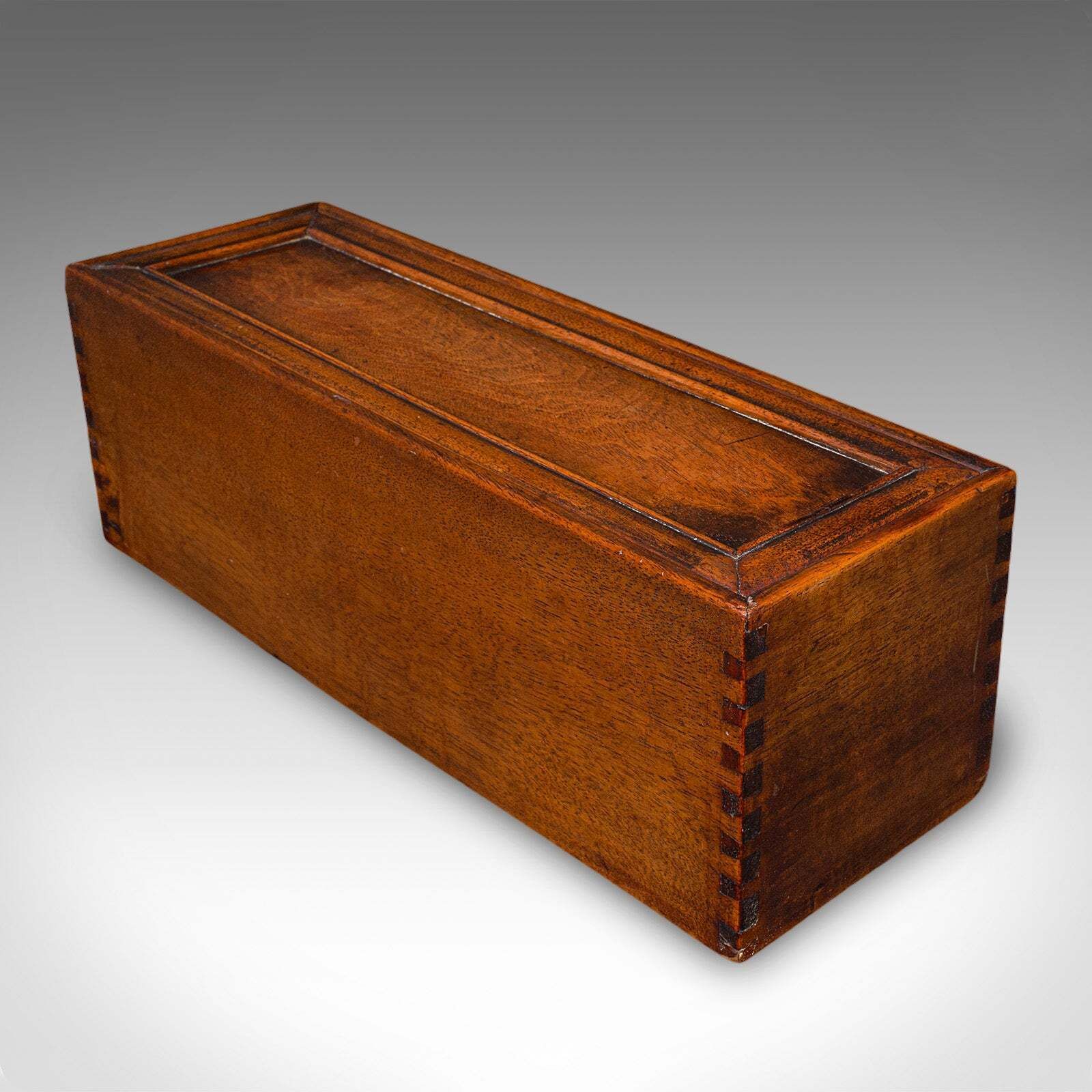 Home Decor Antique Wine Bottle Presentation Case, English, Champagne Magnum Box, Regency photo