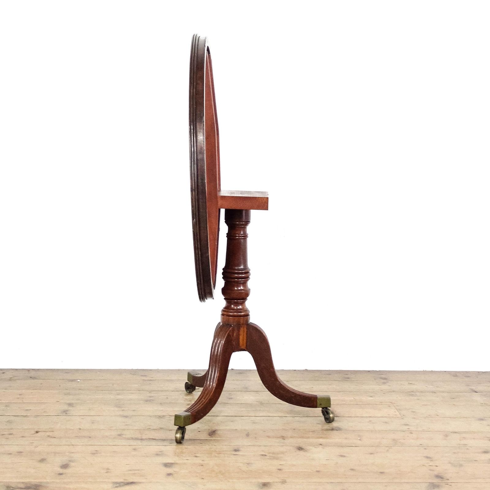 Antique 19th Century Mahogany Tilt Top Pillar Table | Mahogany Table | Tripod Table | Antique Table | Georgian Antiques (M 6559) photo furniture