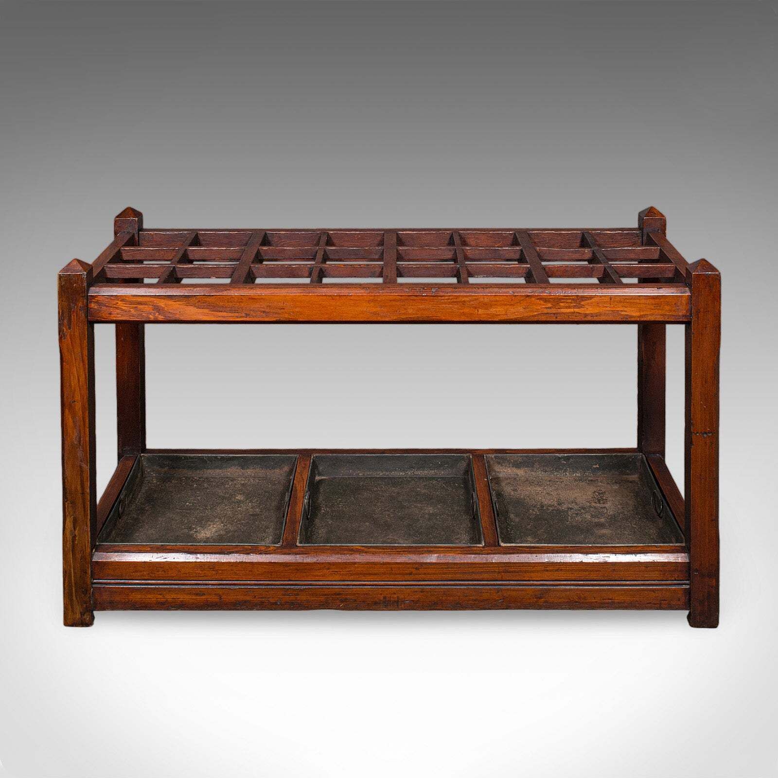 Antique Country House Umbrella Stand, English, 24 Division, Hall Rack, Victorian photo furniture