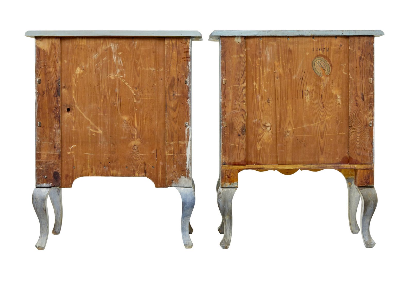 Pair Of 19th Century Painted Swedish Commodes photo for sale