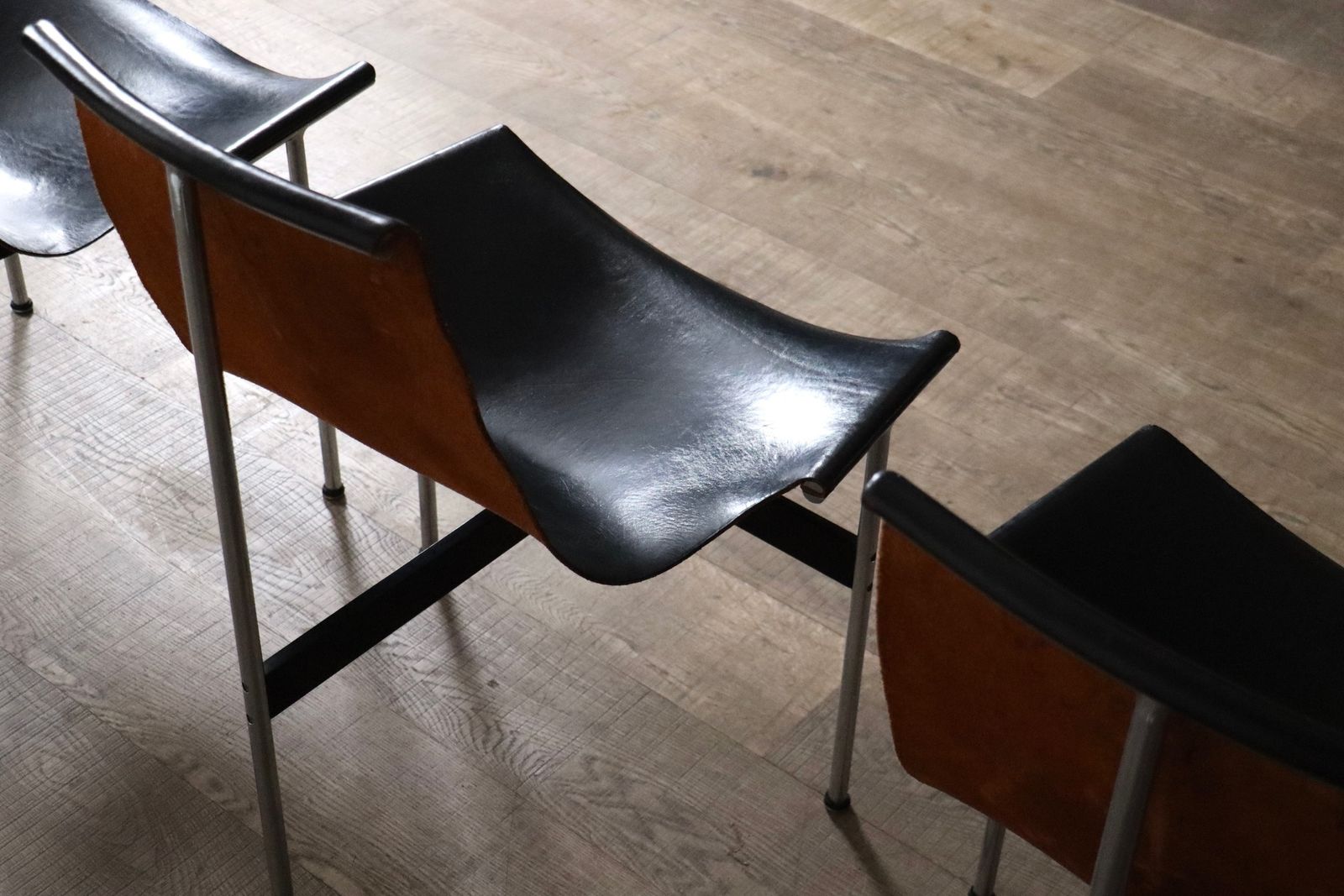 photo furniture Katavolos, Kelley And Littell T Chairs For Icf De Padova, Italy 1952 Set Of 4