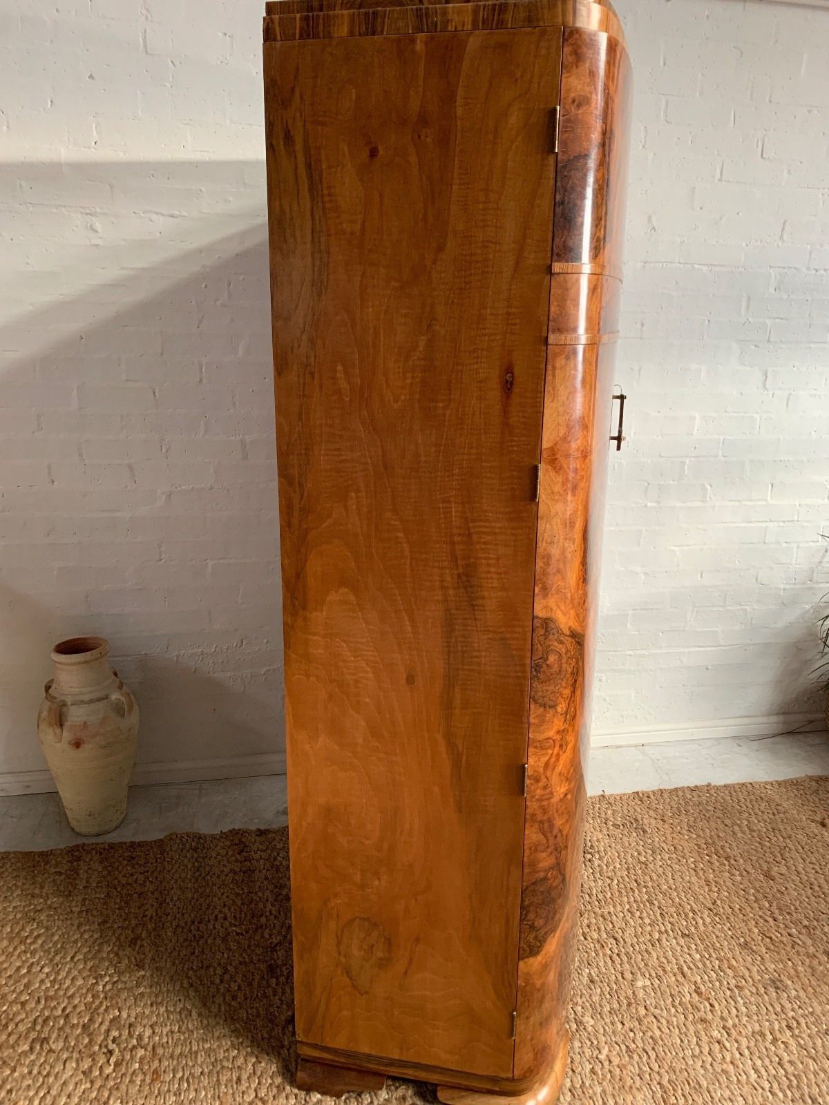 photo furniture Art Deco Double Wardrobe – Burr Walnut Veneer