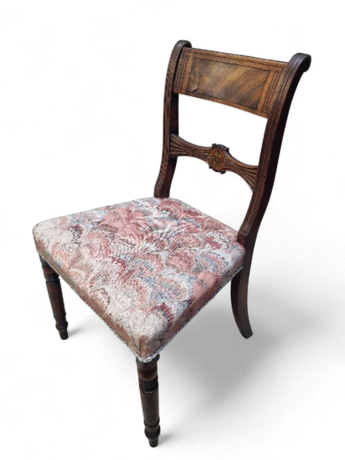 Antique Victorian Carved Side Chairs / Set Of Three / C.1870 photo vinterior