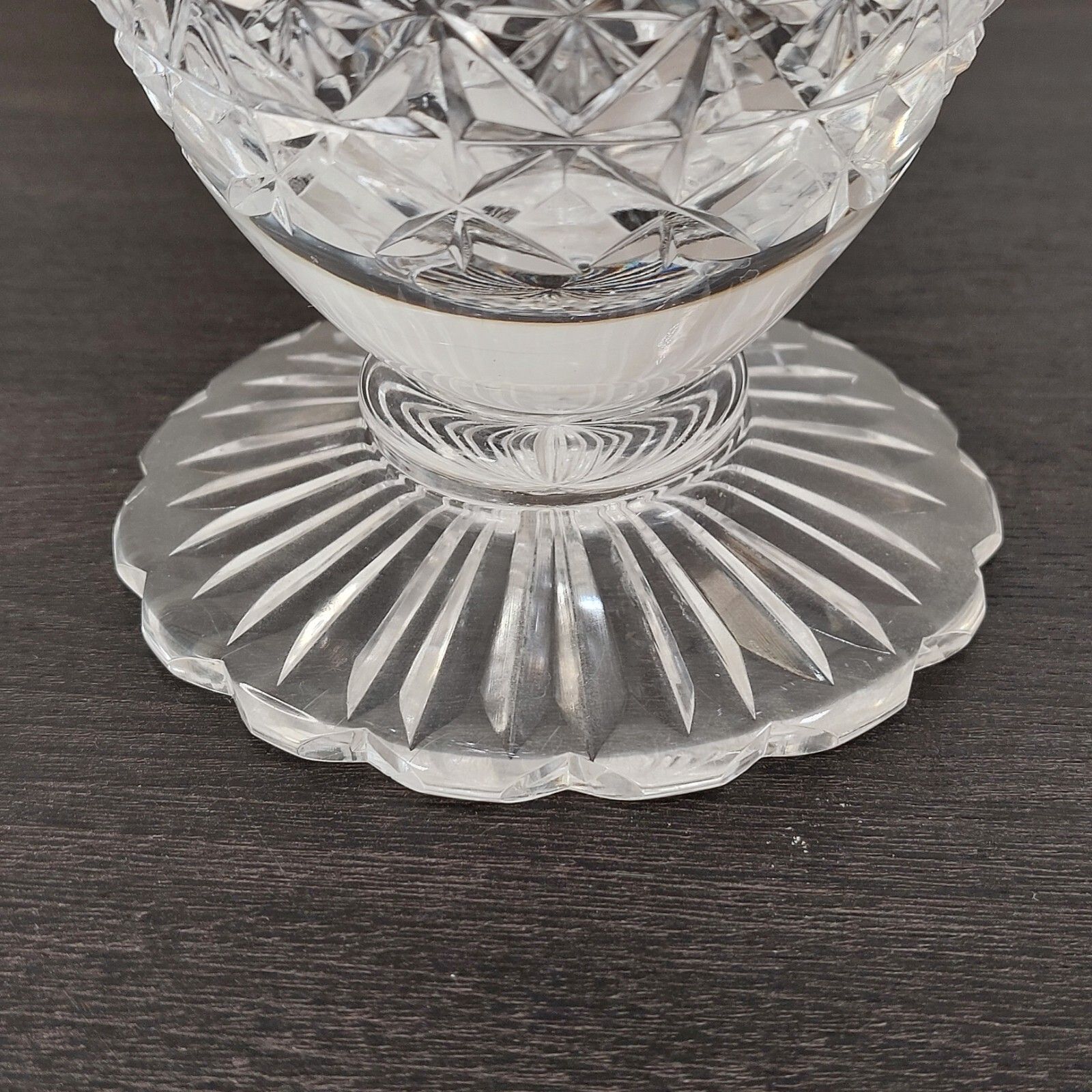 Stuart Crystal Footed Wine Decanter In The Connaught Pattern photo Home Decor