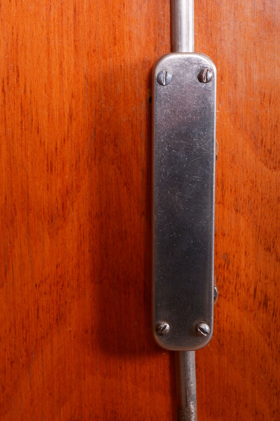 photo vinterior Restored Bauhaus Wardrobe, By Vichr A Spol., Chrome, Steel, Oak, Czech, 1930s