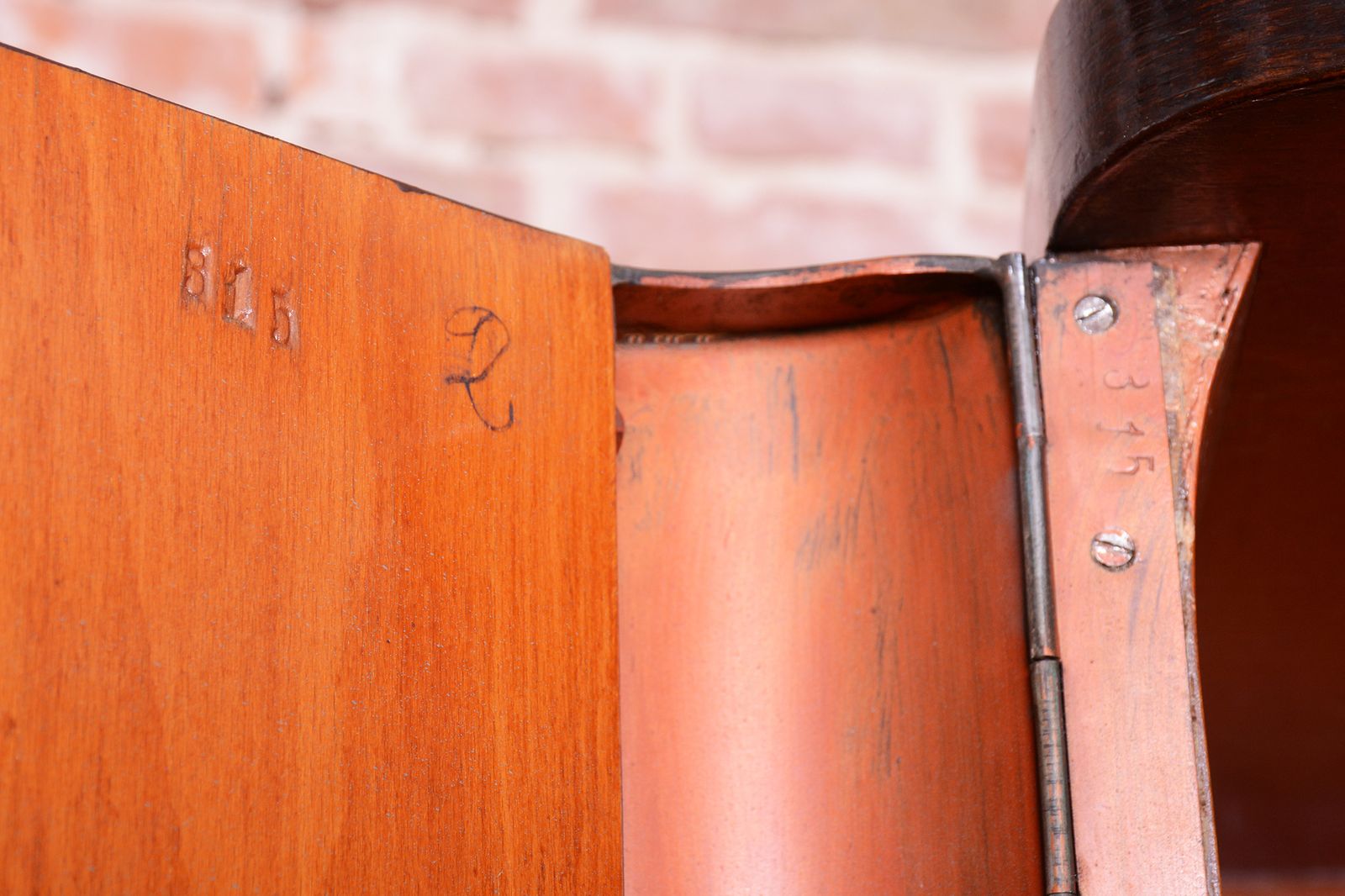 photo buy Restored Bauhaus Wardrobe, By Vichr A Spol., Chrome, Steel, Oak, Czech, 1930s