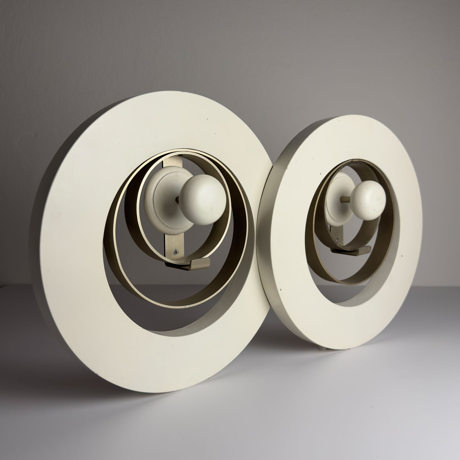 photo buy 1 Of 2 Mid Century Wall Hanger Space Age, Italy, 1970s