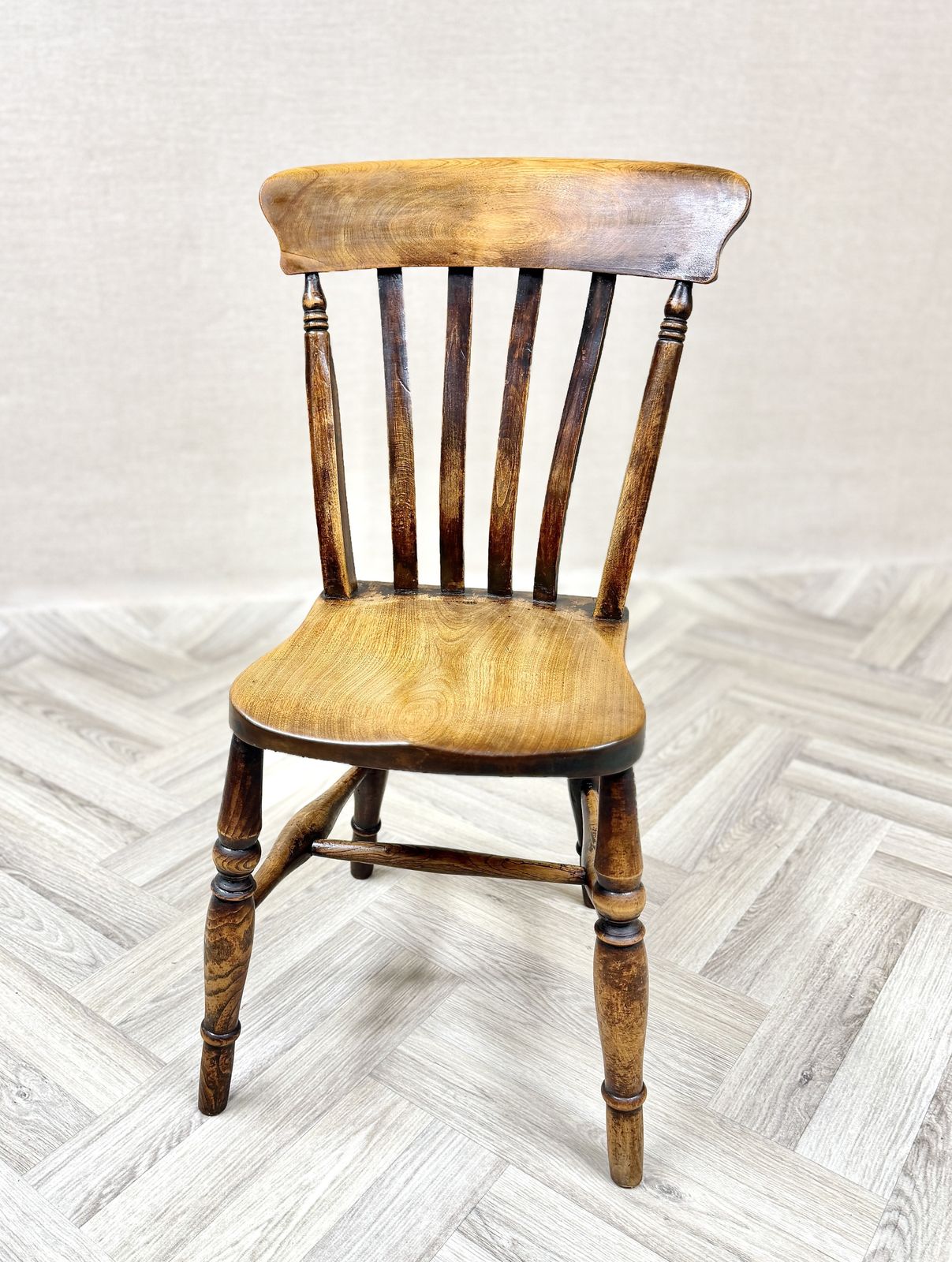 Harlequin Set Of 6 Antique Windsor Farmhouse Kitchen Dining Chairs photo 1050.0