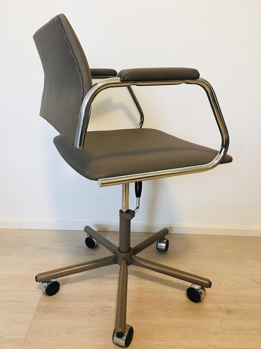photo for sale Vintage  Grey Office Chair By Kovona K 380, Czekoslovakia 1970s