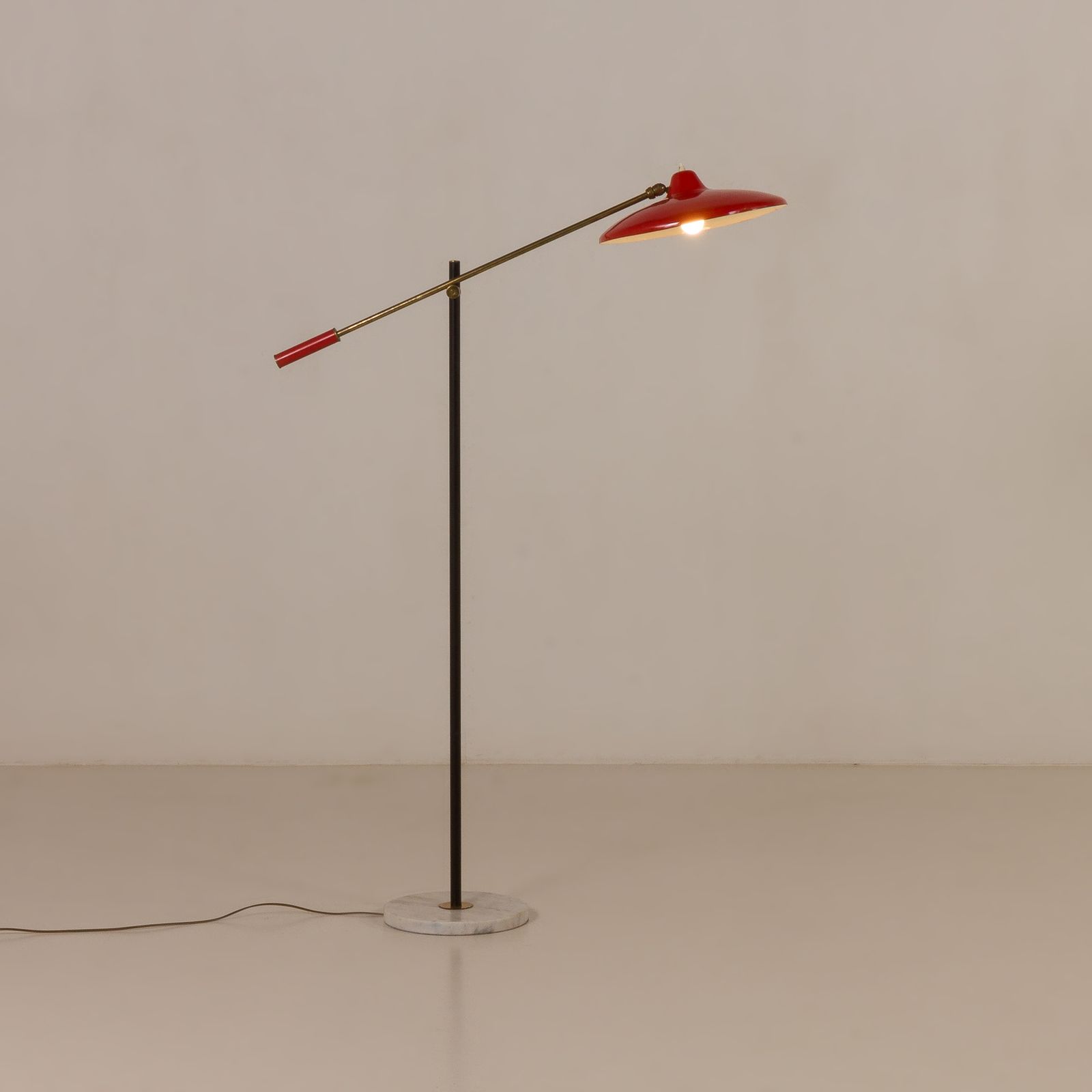 Mid Century Floor Lamp In The Style Of Arredoluce, Italy 1960s