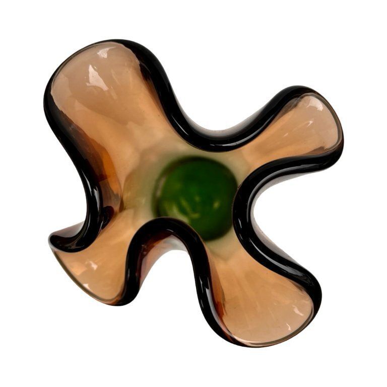Hana Machovská Vase, Borocrystal Nový Bor, Czechoslovakia, 1970s, Art Glass photo 104.0