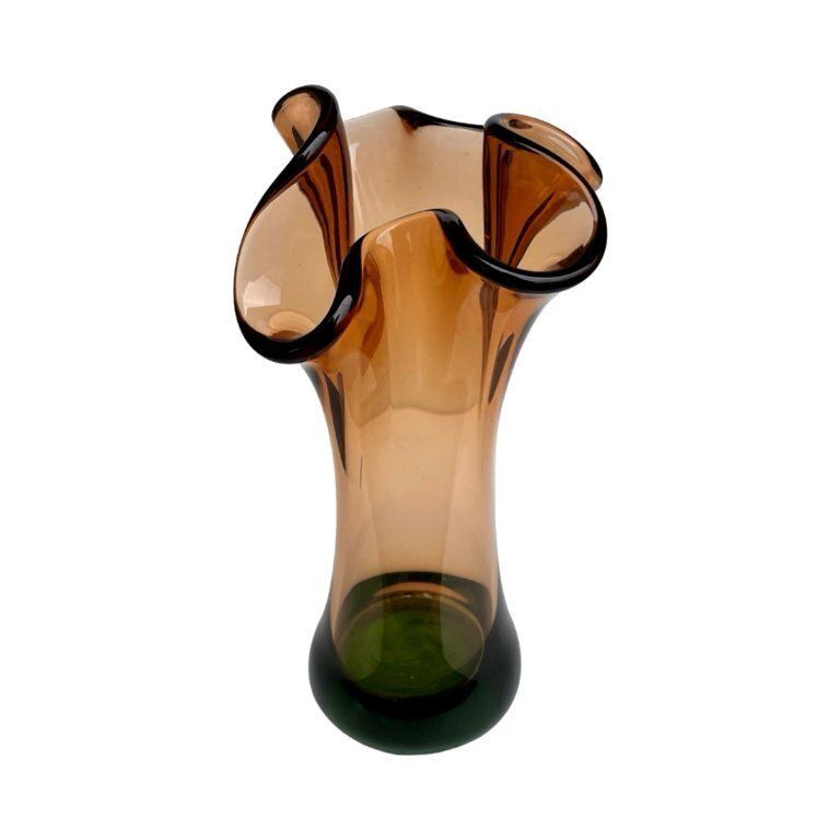 Hana Machovská Vase, Borocrystal Nový Bor, Czechoslovakia, 1970s, Art Glass photo vinterior