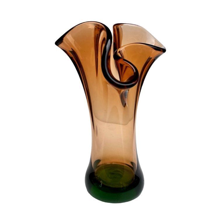 photo furniture Hana Machovská Vase, Borocrystal Nový Bor, Czechoslovakia, 1970s, Art Glass