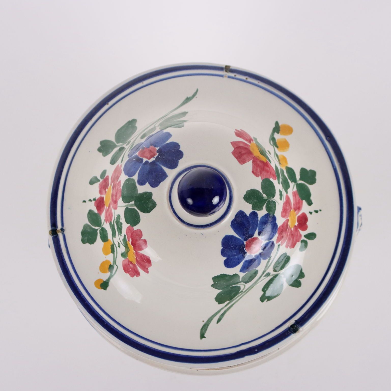Antique Soup Tureen Ceramic Italy XIX Century photo for sale