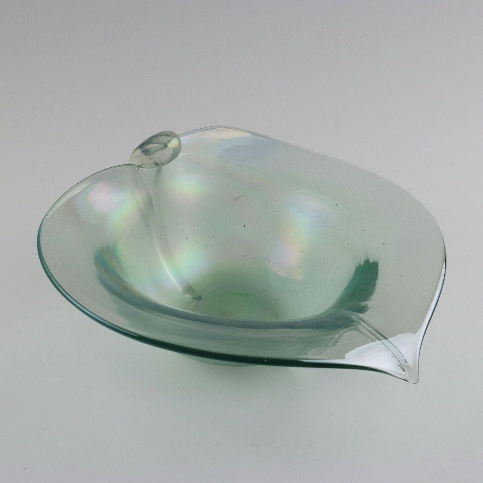 Vintage Bowls Glass Murano Manufacture Italy Mid XX Century photo for sale