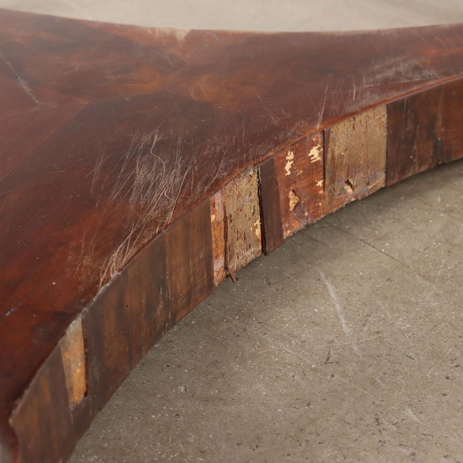 Antique Empire Coffee Table Mahogany Bronze Italy XIX Century photo vintage