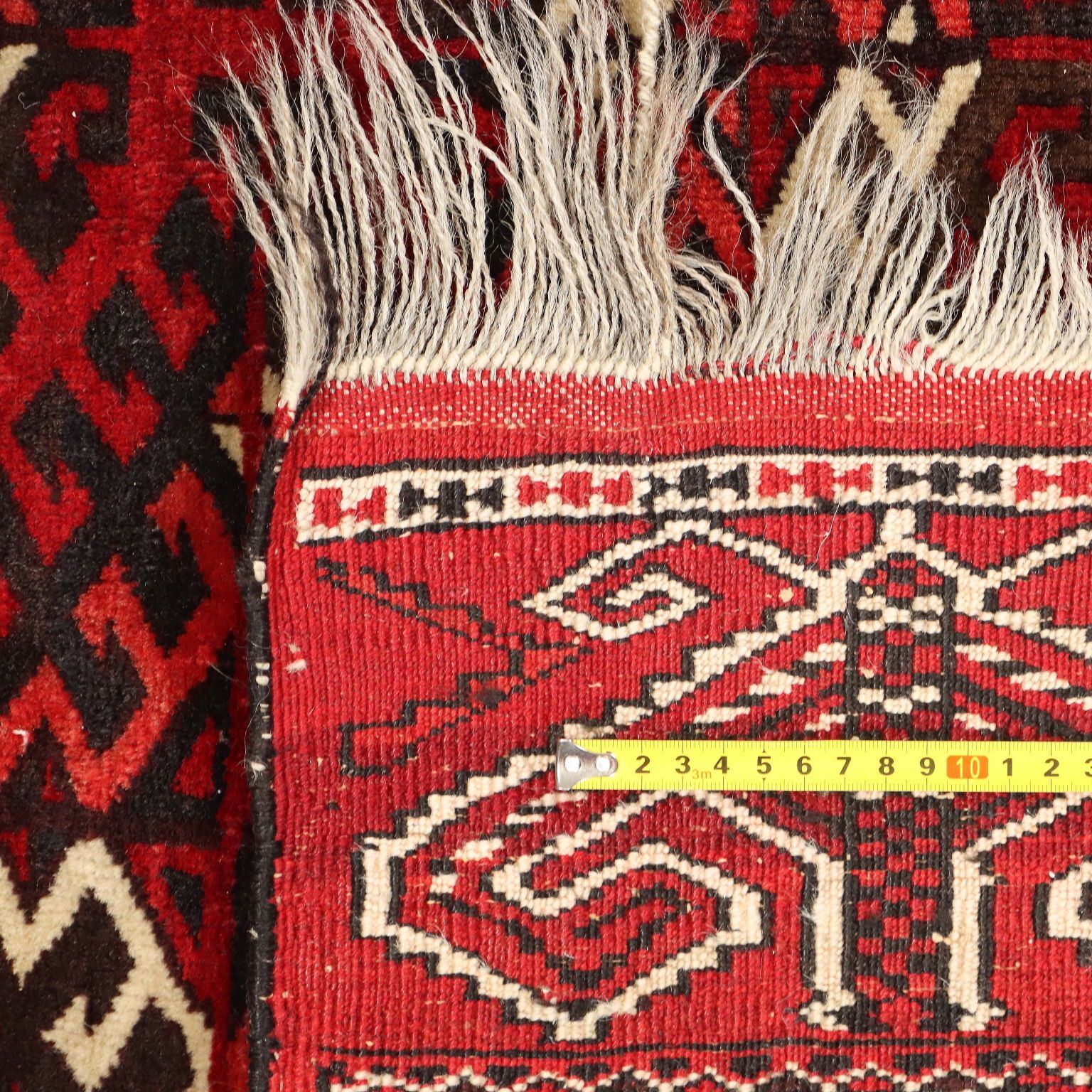 Antique Bukhara Carpet Wool Thin Knot Turkmenistan 102 X 71 In photo buy