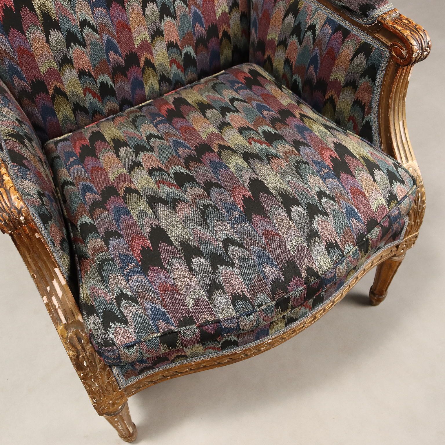 Armchairs Neoclassical Style Carved Wood XIX Century photo buy