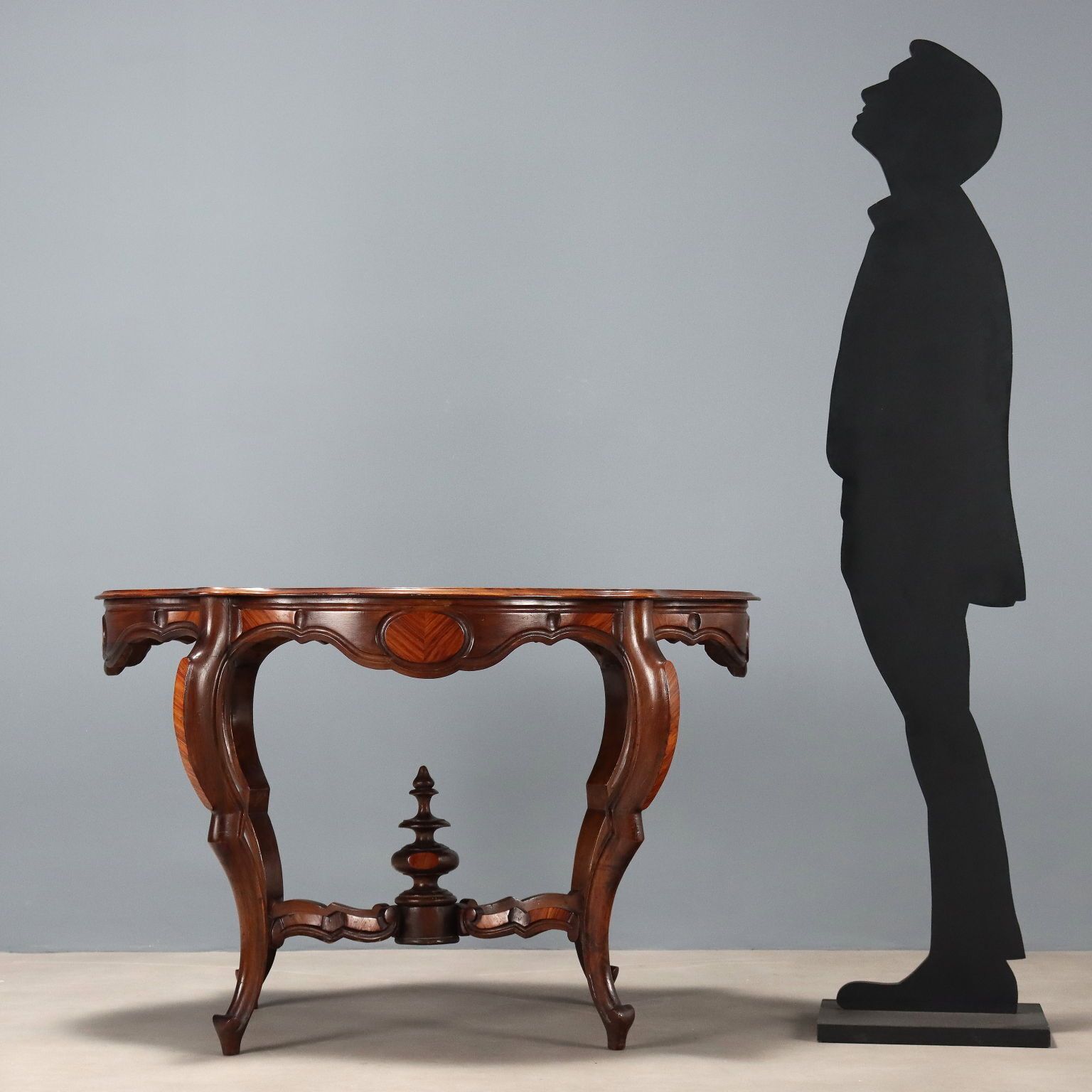 Antique Table Umbertino Mahogany Bois De Rose Italy XIX Century photo furniture