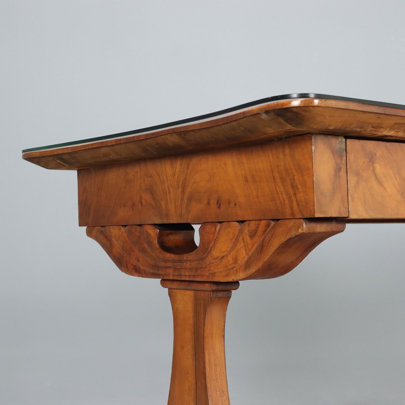 Antique Biedermeier Desk Walnut Austria Mid XIX Century photo for sale