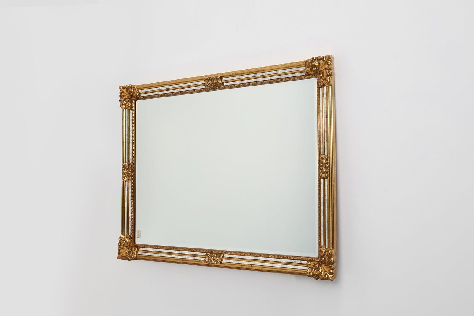 Large 20th Century Baroque Wall Mirror From Deknudt, Belgium, 1950s photo vinterior