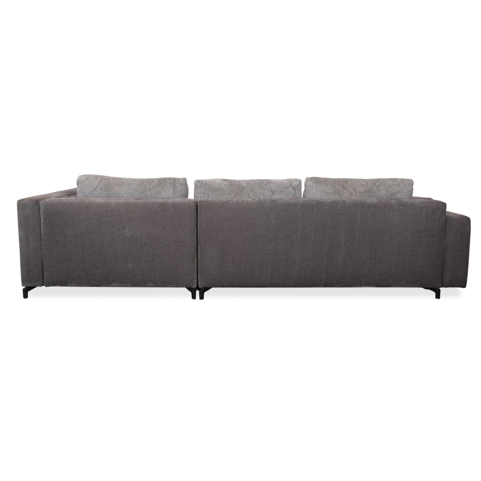 Mobilier Canapé Rolf Benz Nuvola 4 places en tissu gris anthracite photo
