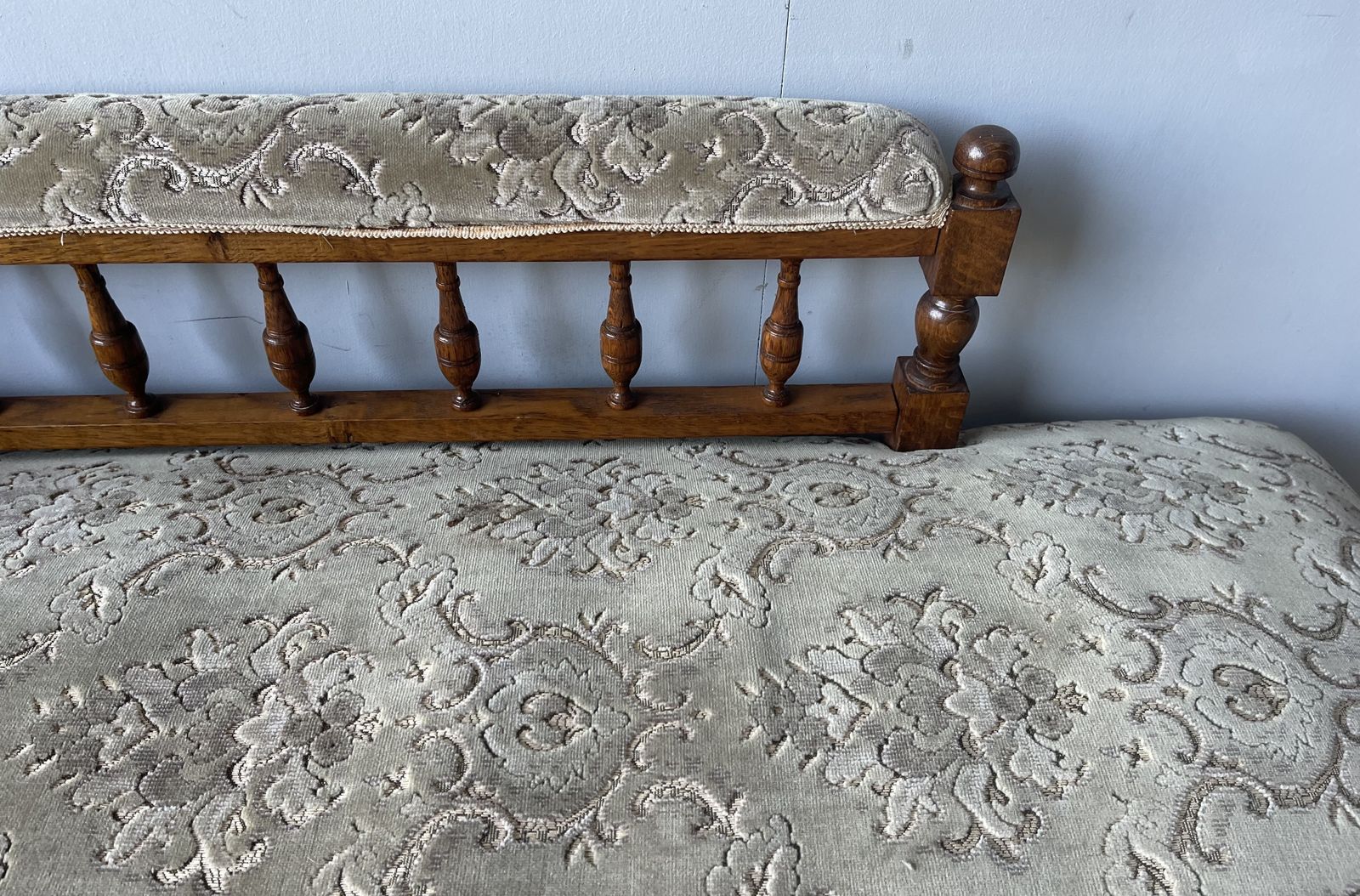 Vintage Antique Edwardian Rare Chaise Longue Daybed Couch photo vinterior