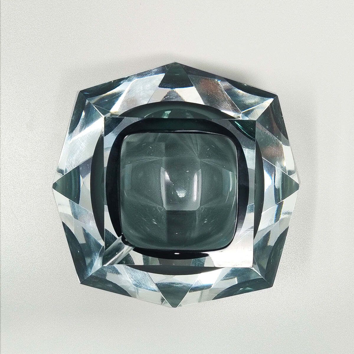 1960s Astonishing Grey Ashtray Or Catch All By Flavio Poli For Seguso photo Home Decor