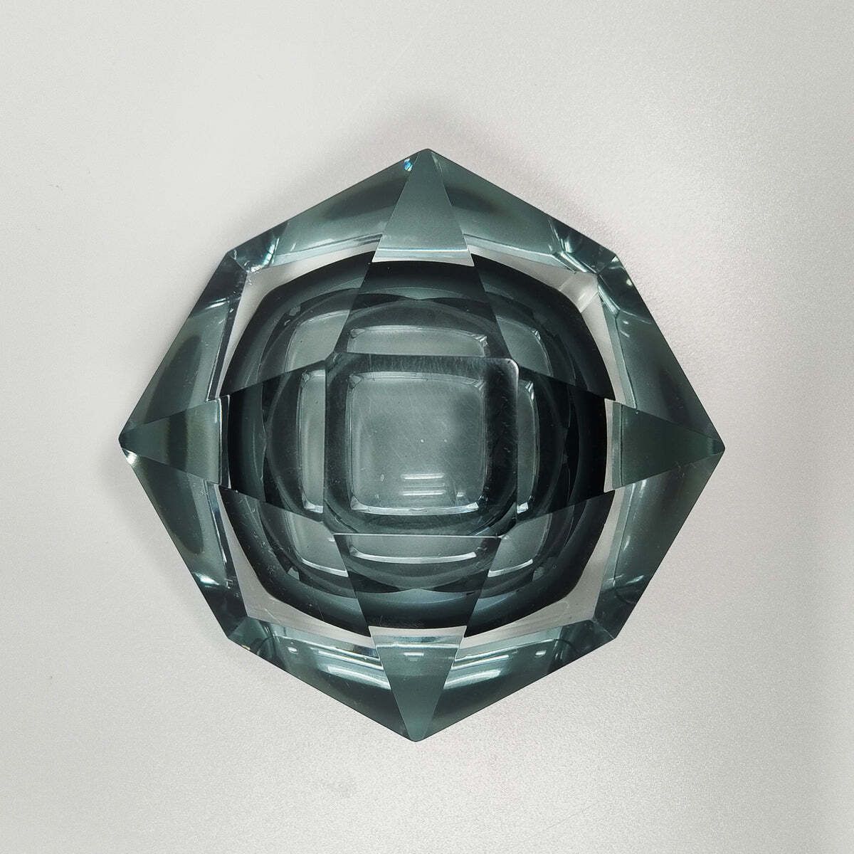1960s Astonishing Grey Ashtray Or Catch All By Flavio Poli For Seguso photo 288.0