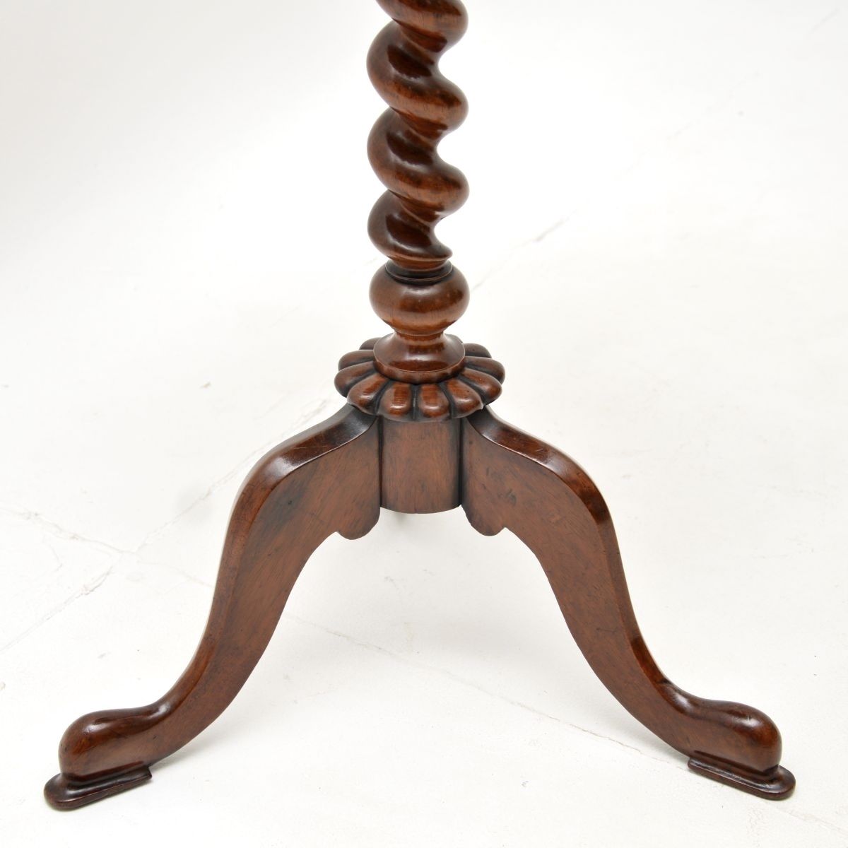 Antique William IV Rosewood Barley Twist Occasional Side Table photo vinterior
