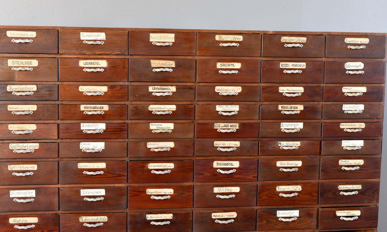 Art Nouveau Ironmongers Drawers Circa 1910 photo buy