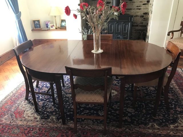 Antique Mahogany Dining Table photo furniture