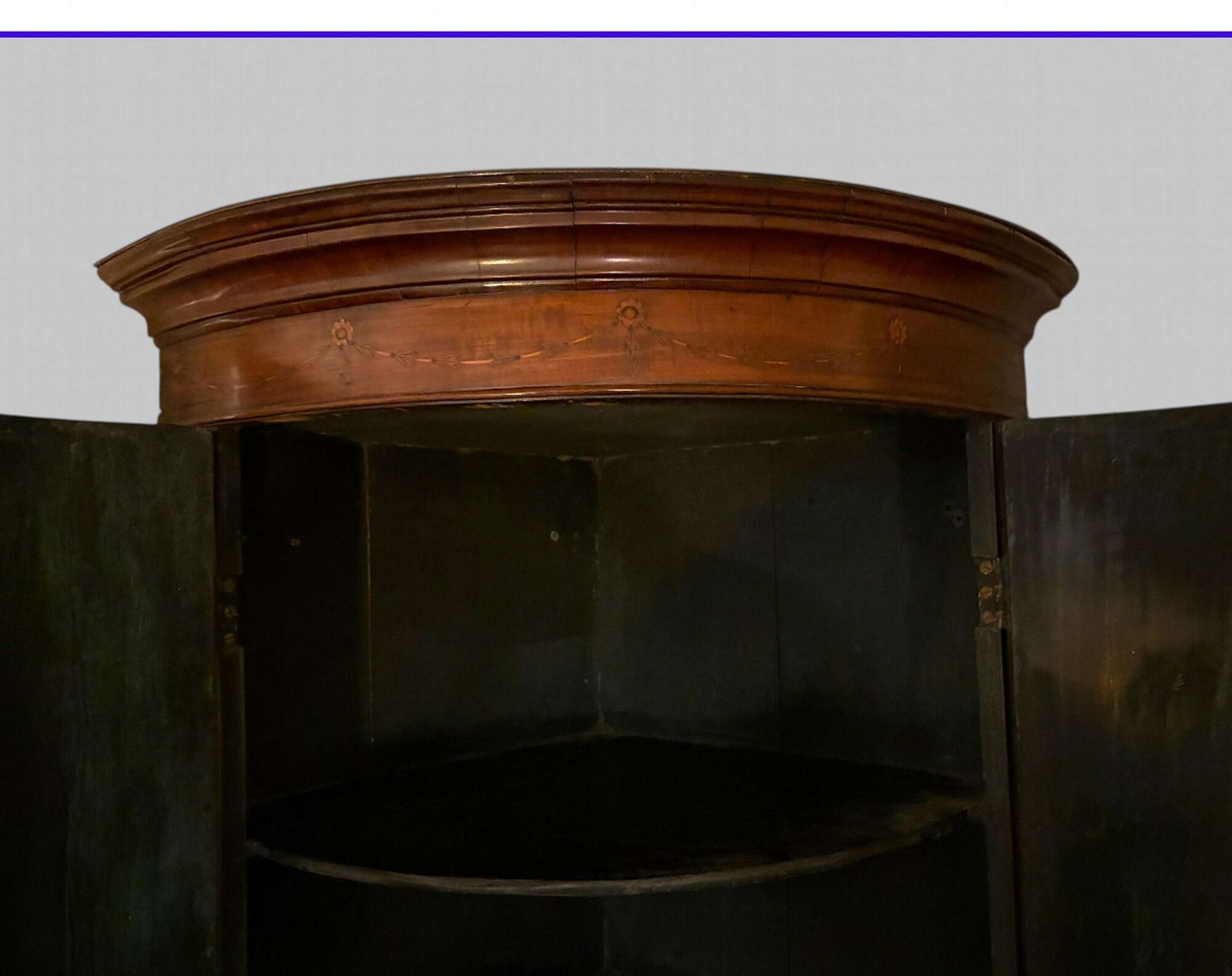 A Late Georgian With Continental Empire Influence Mahogany Wall Cabinet photo 845.0