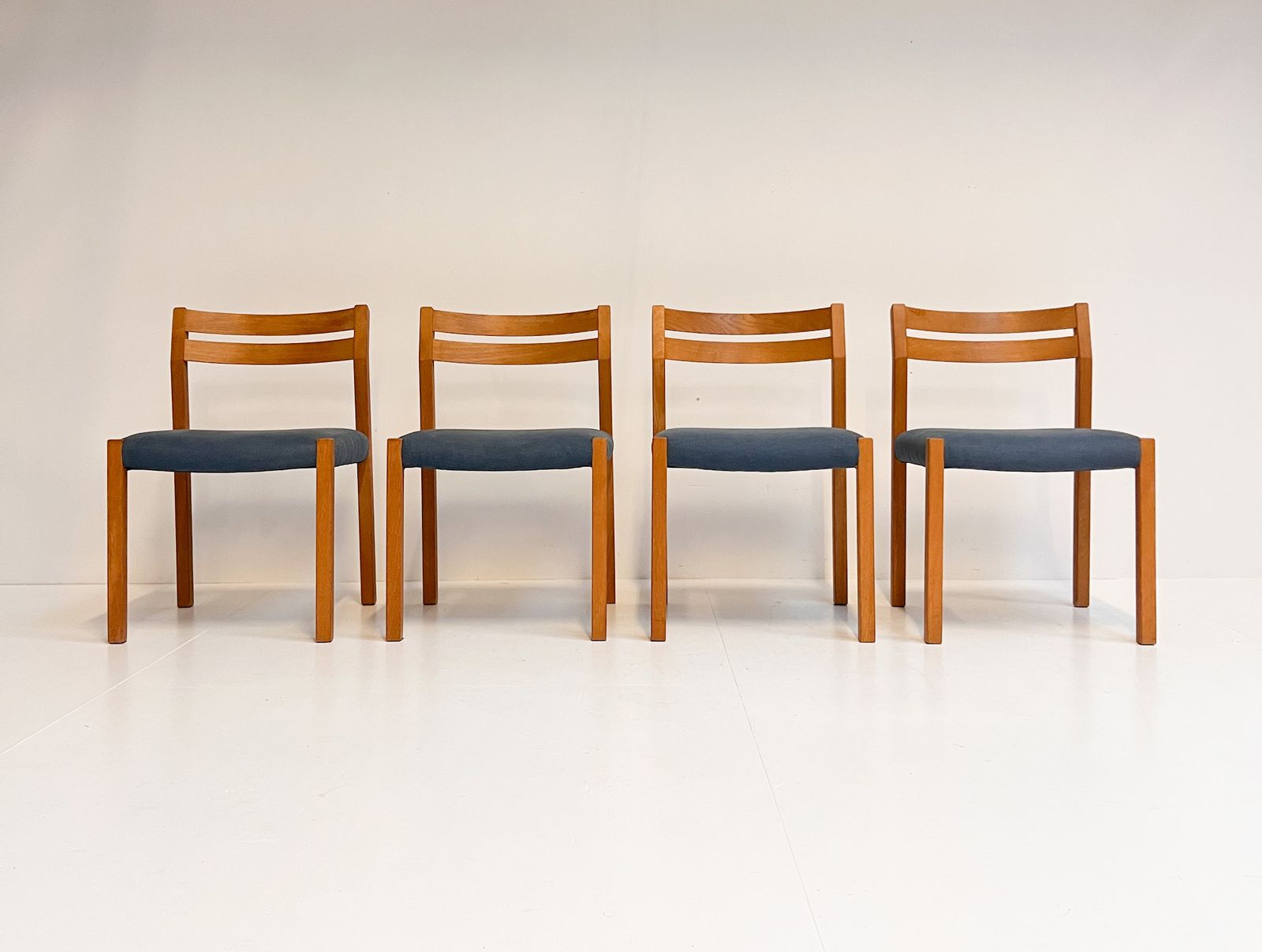 Set Of 4 Niels Otto Moller Chairs Model 84, 1960’s photo for sale
